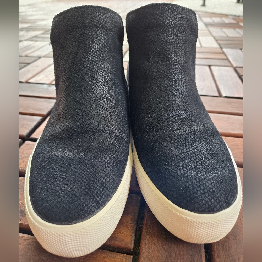 Keds Black High-Top Zip Sneakers – Size 7.5, Lightly Worn - Picture 3 of 9